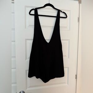 Black Sleeveless Women's Top